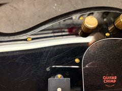 2025 Fender Japan MIJ Traditional ’60s Precision P Bass Black Pearl Matching Headstock Gold Hardware