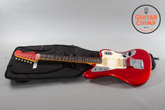 1997 Fender Japan JG66-85 Vintage Reissue Jaguar Candy Apple Red Matching Headstock