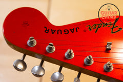1997 Fender Japan JG66-85 Vintage Reissue Jaguar Candy Apple Red Matching Headstock