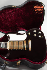 2006 Gibson Custom Shop SG Custom 3-Pickup Wine Red Sparkle OHSC Rare
