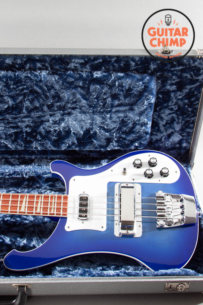2006 Rickenbacker 4003 Blueburst OHSC Rare Blue Burst Bass