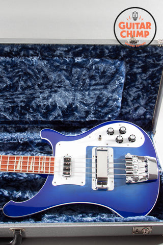 2006 Rickenbacker 4003 Blueburst OHSC Rare Blue Burst Bass