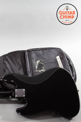 2013 Fender Japan MIJ JB62 '62 Jazz Bass All Black Matching Headstock