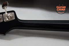 2013 Fender Japan MIJ JB62 '62 Jazz Bass All Black Matching Headstock