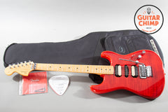 2021 Fender Japan MIJ Michiya Haruhata Stratocaster Trans Pink Flame Top