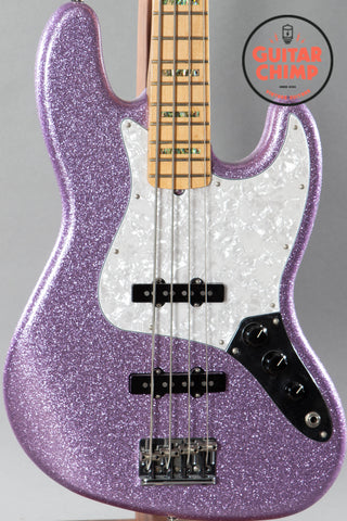 2017 Fender Limited Edition Adam Clayton Jazz Bass Purple Sparkle