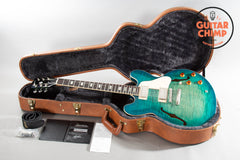 2017 Gibson ES-335 Figured Aquamarine