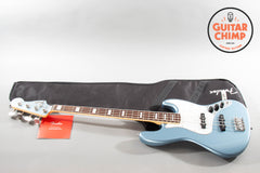 2025 Fender Japan MIJ FSR Traditional Late '60s Jazz Bass Ice Blue Metallic Matching Headstock