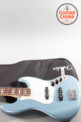 2025 Fender Japan MIJ FSR Traditional Late '60s Jazz Bass Ice Blue Metallic Matching Headstock
