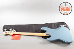 2025 Fender Japan MIJ FSR Traditional Late '60s Jazz Bass Ice Blue Metallic Matching Headstock