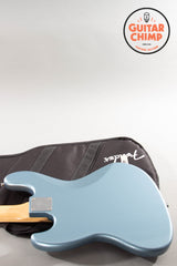 2025 Fender Japan MIJ FSR Traditional Late '60s Jazz Bass Ice Blue Metallic Matching Headstock