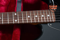 2006 Fender Japan CIJ MG69-72 '69 Mustang Black w/ Hard-Shell Case