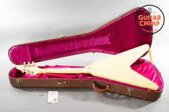 1995 Gibson Flying V '67 Reissue Alpine White OHSC Rare