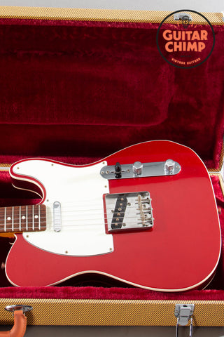 2004 Fender Japan CIJ TL62B-82TX '62 Telecaster Custom Candy Apple Red USA Texas Specials Tweed HSC