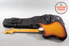 2012 Fender Japan MIJ JG66 '62 Reissue Jaguar 3-Tone Sunburst w/ Gig Bag