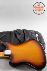 2012 Fender Japan MIJ JG66 '62 Reissue Jaguar 3-Tone Sunburst w/ Gig Bag
