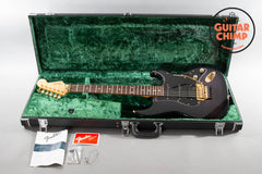 1991 Fender Japan MIJ Pro Feel STR-120SD Floyd Rose Stratocaster Blueberry Sunburst HSC Rare