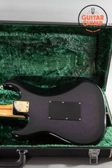 1991 Fender Japan MIJ Pro Feel STR-120SD Floyd Rose Stratocaster Blueberry Sunburst HSC Rare