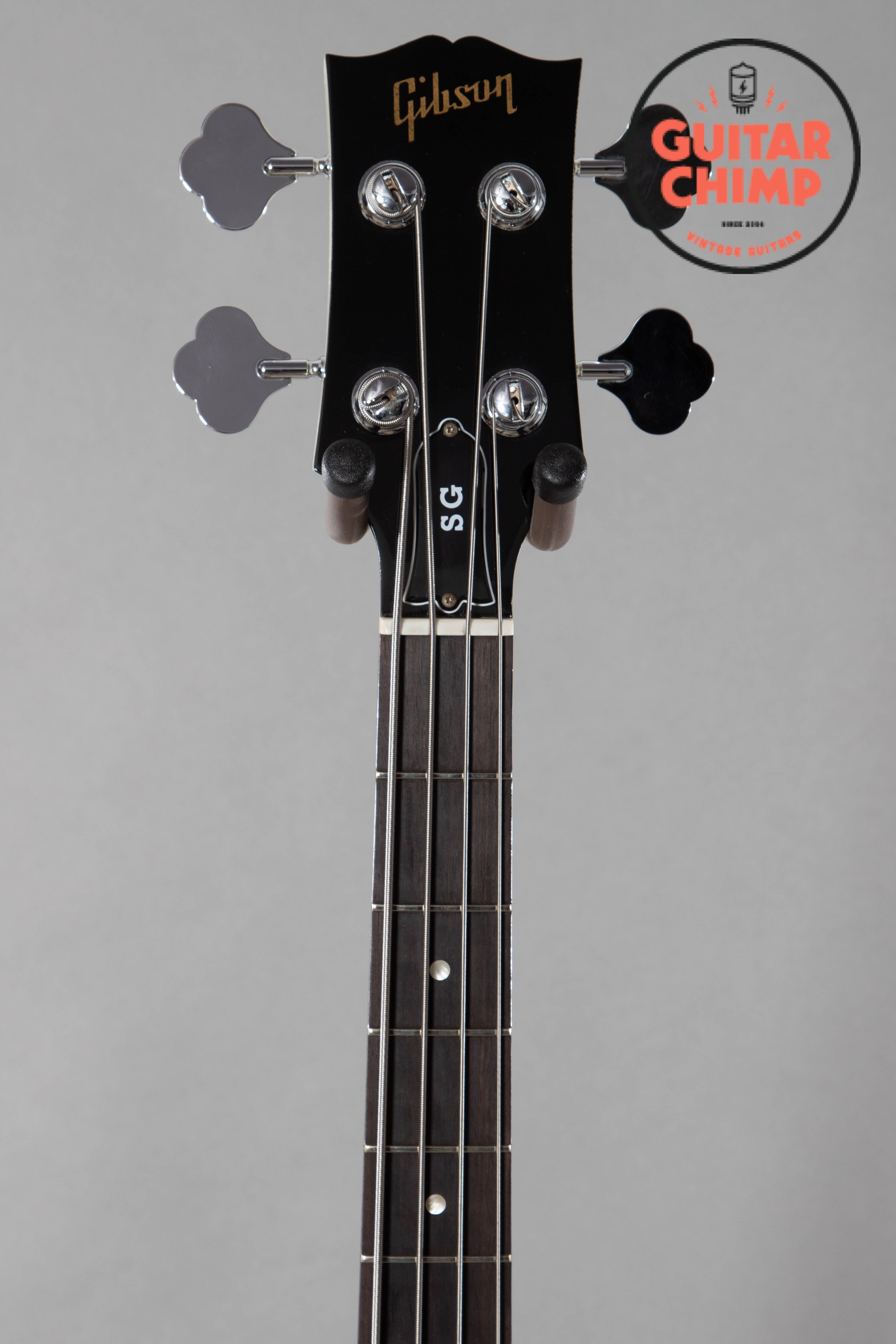 2006 Gibson SG Bass Reissue Classic White Guitar Chimp