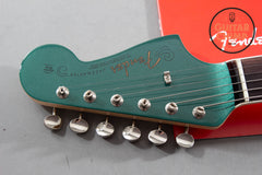 2023 Fender Japan MIJ FSR Traditional II '60s Jazzmaster KI-23 Sherwood Green Matching Headstock Gig Bag