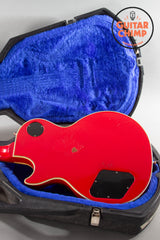 1986 Gibson Les Paul Custom Ferrari Red Patent # Pickups w/ Chainsaw Case