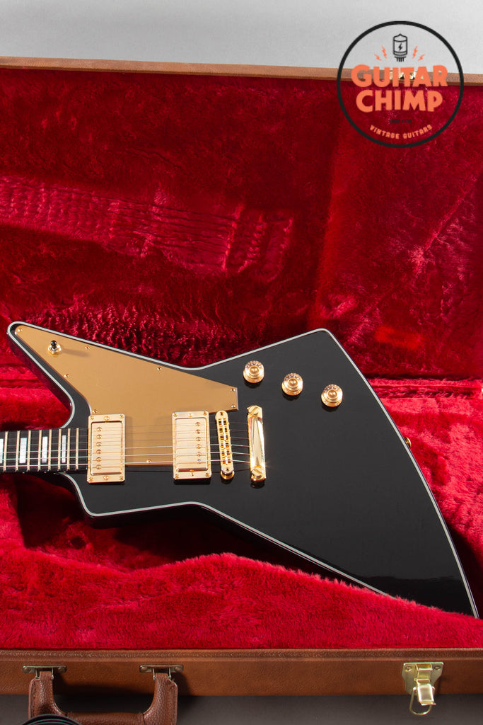2018 Gibson Lzzy Hale Signature Dark Explorer Ebony Black Gold Hardware w/ OHSC