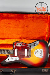 1964 Fender Jaguar 3-Tone Sunburst Brazilian Rosewood Pre-CBS w/ Original Case