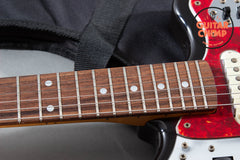 1997 Fender Japan CIJ JG66-85 ’62 Reissue Jaguar 3-Tone Sunburst Gig Bag