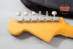 1997 Fender Japan CIJ JG66-85 ’62 Reissue Jaguar 3-Tone Sunburst Gig Bag