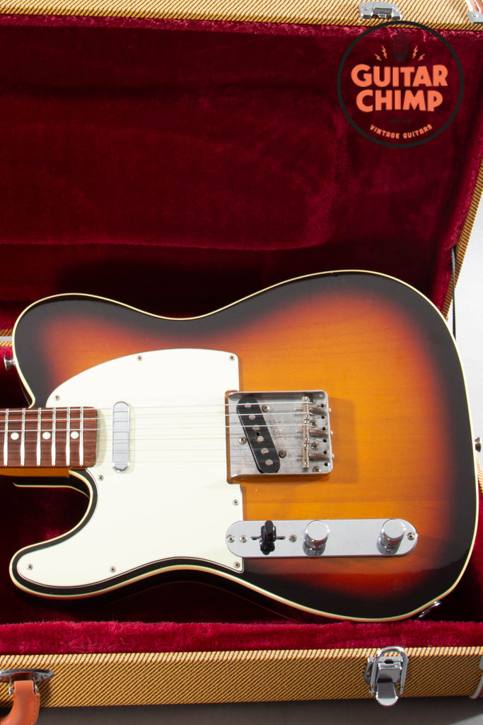 2002 Fender Japan CIJ Left-Handed TL62B-TX ’62 Telecaster Custom Sunburst Texas Specials
