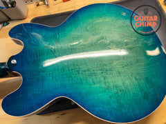 2017 Gibson ES-335 Figured Aquamarine