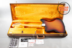 2008 Fender American Vintage ’62 AVRI Jazzmaster 3-Tone Sunburst Nitro w/ OHSC