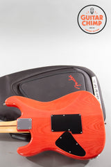 2022 Fender Japan MIJ Michiya Haruhata Stratocaster Trans Pink Flame Maple HSH Gig Bag