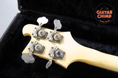 1982 Rickenbacker 4001 White Aged Cream Vintage Original w/ Hard-Shell Case