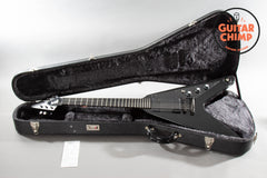 2000 Gibson Flying V Gothic Satin Black Ebony EMG 81/85 w/ OHSC