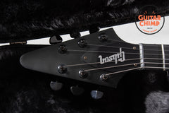 2000 Gibson Flying V Gothic Satin Black Ebony EMG 81/85 w/ OHSC
