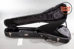 2000 Gibson Flying V Gothic Satin Black Ebony EMG 81/85 w/ OHSC