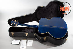 2015 Gibson Custom Shop Limited Edition SJ-200 Trans Blue Rare Run w/ OHSC + COA