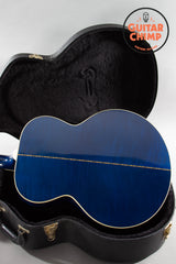 2015 Gibson Custom Shop Limited Edition SJ-200 Trans Blue Rare Run w/ OHSC + COA