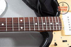 2023 Fender Japan MIJ FSR Traditional II ’60s Jazzmaster 3-Tone Sunburst Gold Anodized w/ Gig Bag