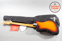 2023 Fender Japan MIJ FSR Traditional II ’60s Jazzmaster 3-Tone Sunburst Gold Anodized w/ Gig Bag