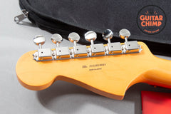 2023 Fender Japan MIJ FSR Traditional II ’60s Jazzmaster 3-Tone Sunburst Gold Anodized w/ Gig Bag