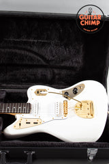 2025 Fender Japan MIJ Traditional ’60s Jaguar White Pearl Matching Headstock Gold Hardware w/ HSC