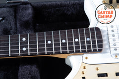2025 Fender Japan MIJ Traditional ’60s Jaguar White Pearl Matching Headstock Gold Hardware w/ HSC