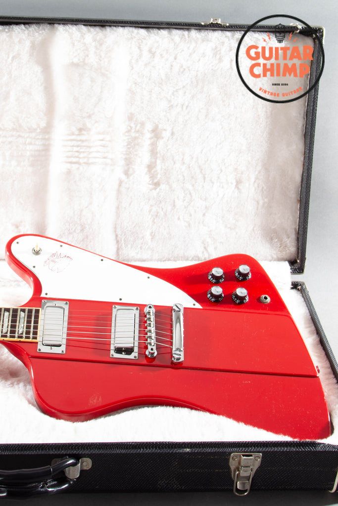 1990 Gibson Firebird V Cardinal Red First-Year Reissue All Original w/ Gibson HSC