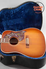2008 Gibson Custom Shop Hummingbird 12-String Heritage Cherry Sunburst w/ OHSC