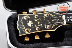 1977 Gibson Les Paul Artisan 3-Pickup Walnut Ebony Hearts & Flowers Vintage w/ HSC