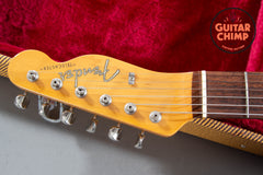 2014 Fender Japan MIJ TL62B ’62 Reissue Telecaster Custom Ocean Turquoise Metallic w/ Tweed HSC