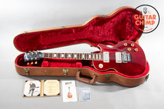 2015 Gibson Custom Shop Alex Lifeson Les Paul Axcess Royal Crimson Piezo Floyd Rose w/ COA + Gibson HSC