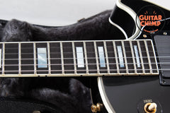2002 Gibson Les Paul Custom Black Beauty Ebony EMG 81/85 w/ Gibson HSC